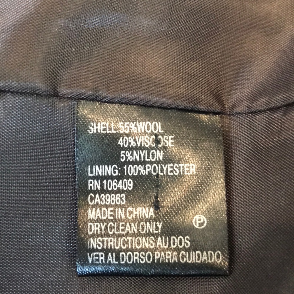 Tahari Brown Plaid Wool Blend Jacket 2P EUC - Picture 7 of 7